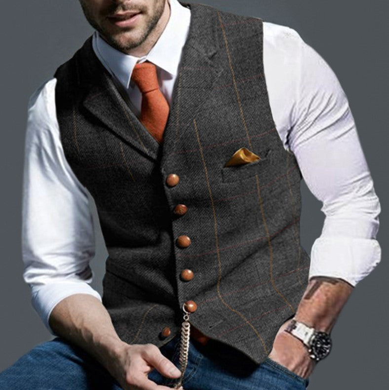 Cappi™ | Elegante geknöpfte Weste für Männer