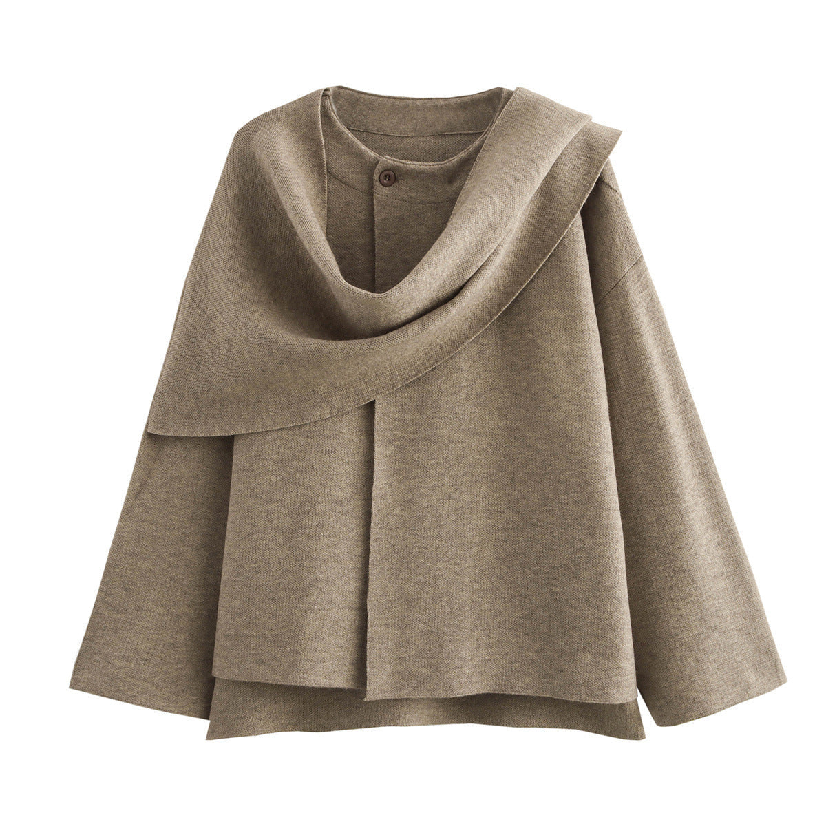Übergroße Jacke mit Schal | Bequem und warm - perfekt für den Winter