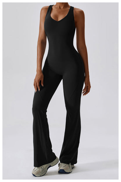 Delphine - Overall mit weitem Bein
