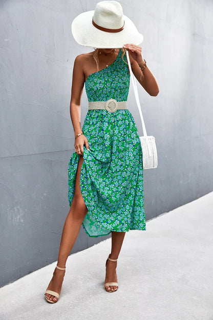 Sommerkleid mit Blumendruck