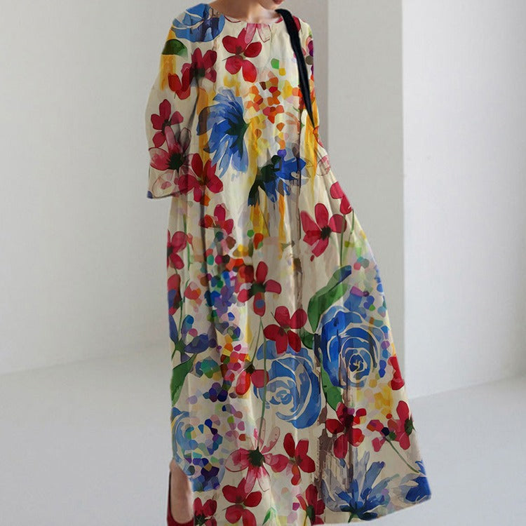 Jessica - Sommerliches Druckkleid