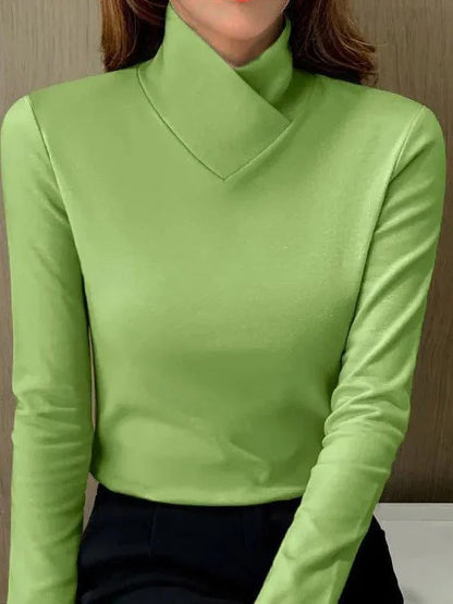 Carmen™ | Elegantes Oberteil mit Stehkragen