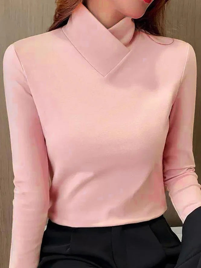 Carmen™ | Elegantes Oberteil mit Stehkragen