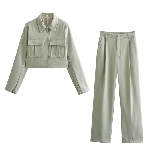 Eira - Lässiger Damen-Blazer-Anzug mit Taschen