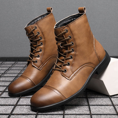 Elyvora™ | Elegante Lederstiefel für Männer