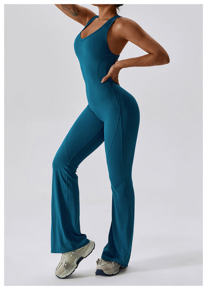 Delphine - Overall mit weitem Bein