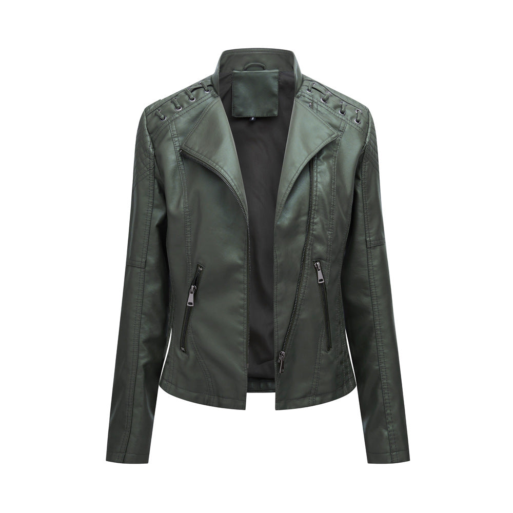 Jacke aus veganem Leder