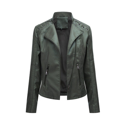 Jacke aus veganem Leder