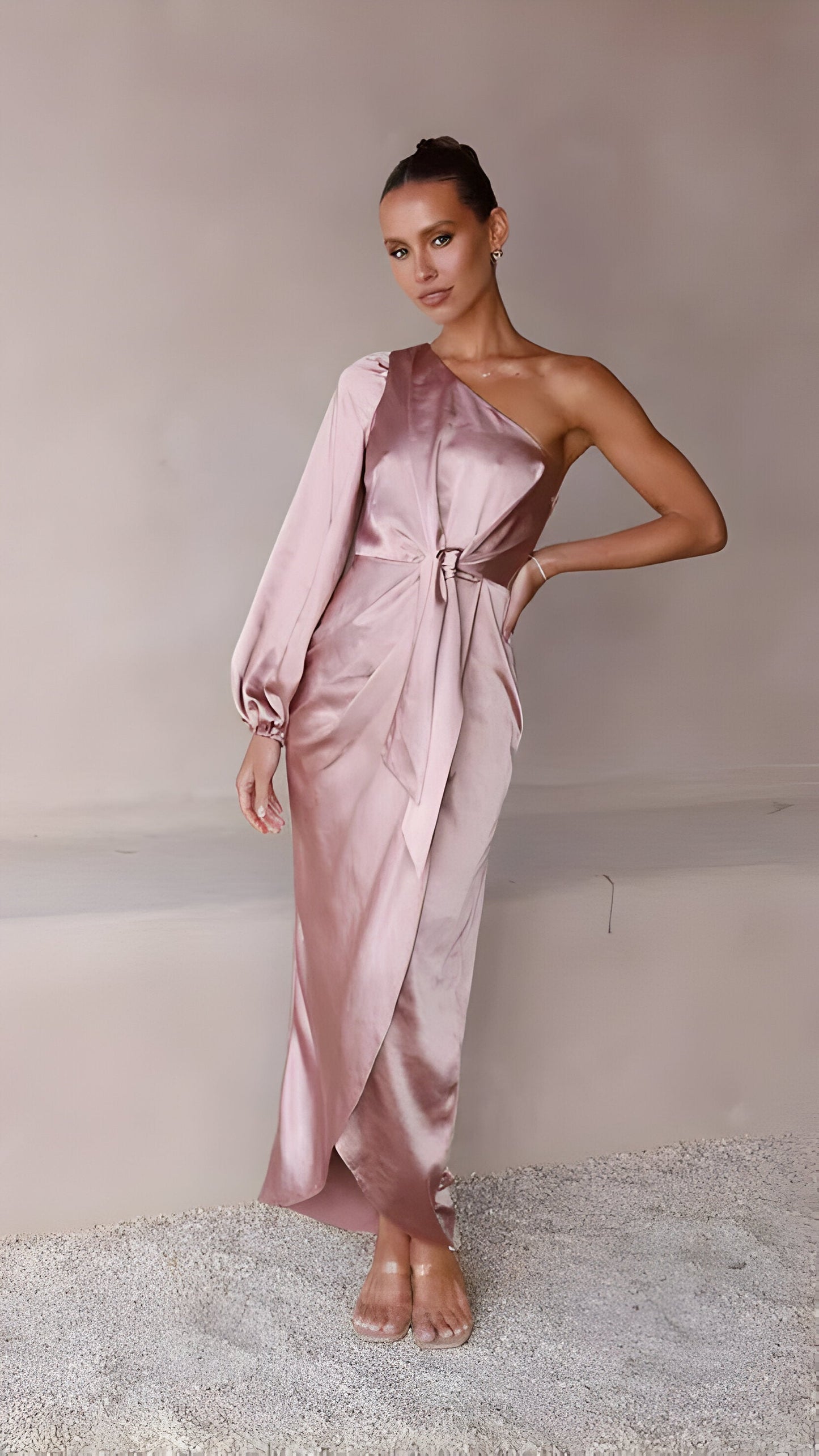 Elarin | Maxikleid aus Satin