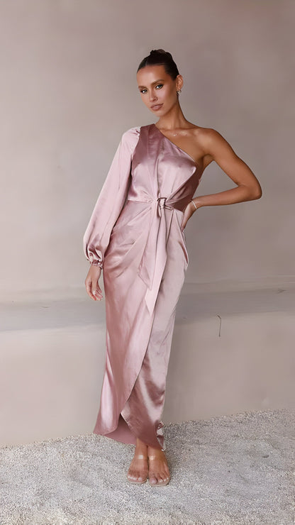 Elarin | Maxikleid aus Satin