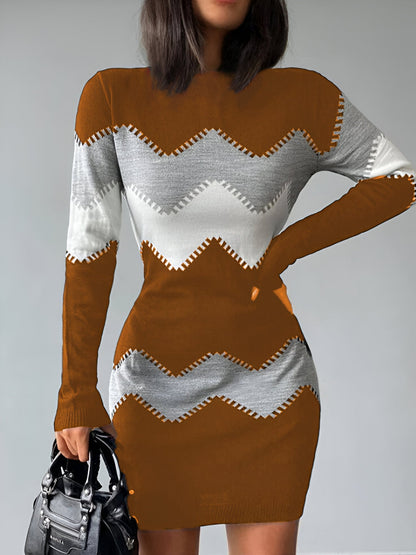 Sigrun | Elegantes Bodycon-Minikleid aus Strick