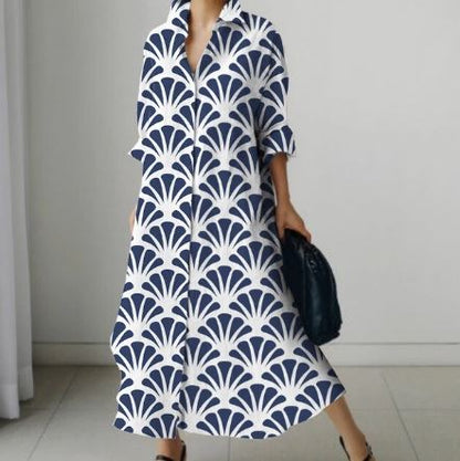 Lucille - Bedrucktes Kleid für Frauen