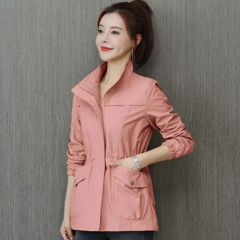 Emma | Solid Damen Trenchcoat