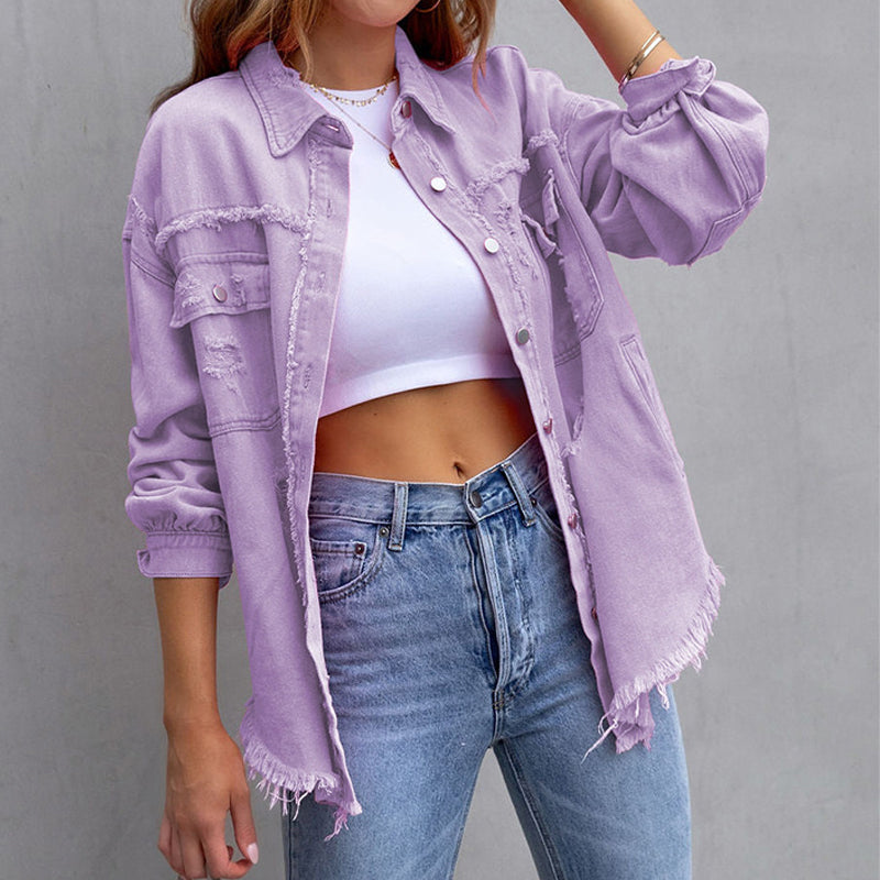 Thrive Denim Bluse