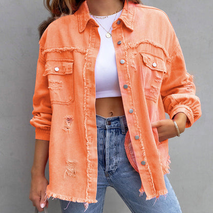 Thrive Denim Bluse