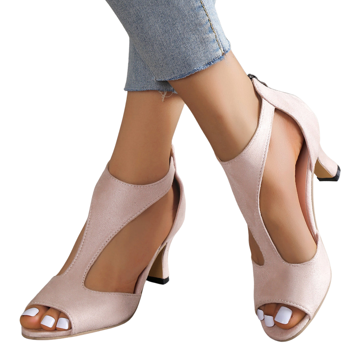 Modische Sandalen mit hohen Absätzen - Shannon