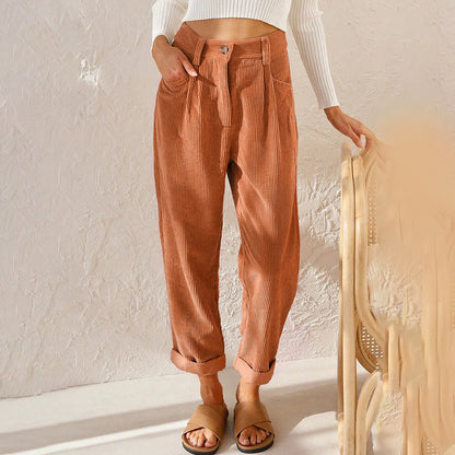 Hosen mit hoher Taille für Frauen