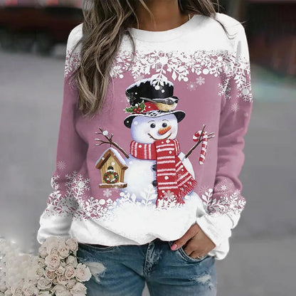Floreva™ | Weihnachtspullover mit Schneemann