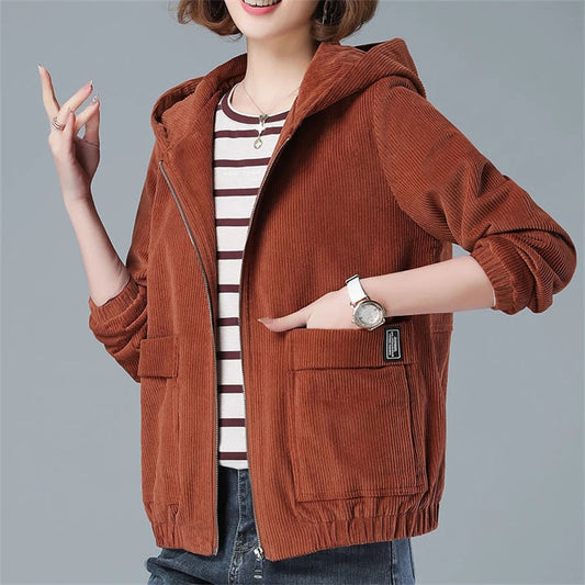 Fleur | Übergroße Cordjacke