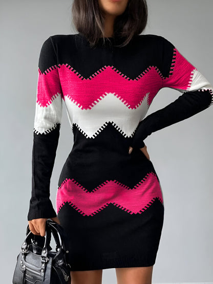 Sigrun | Elegantes Bodycon-Minikleid aus Strick