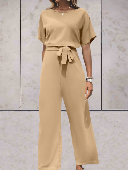Camille - Eleganter einfarbiger Overall