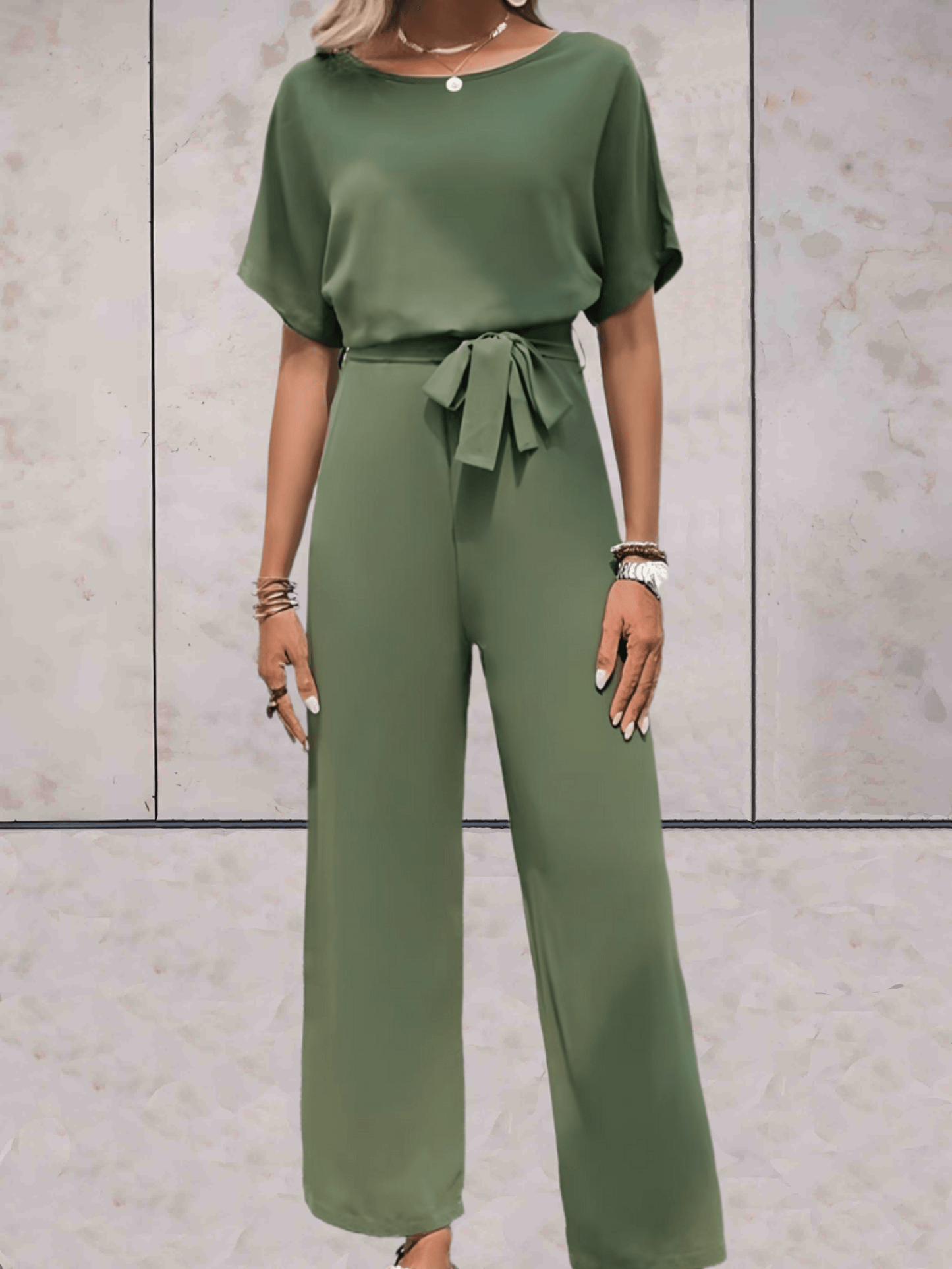 Camille - Eleganter einfarbiger Overall