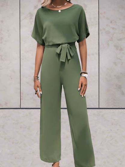 Camille - Eleganter einfarbiger Overall