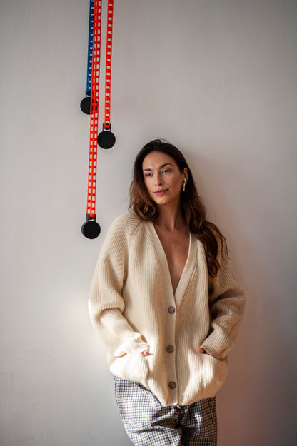 Evala - Luxuriöse Strickjacke aus Merinowolle