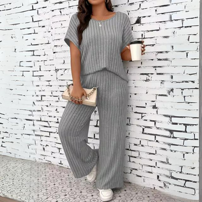 Paulina - Bequemes zweiteiliges Lounge-Shirt