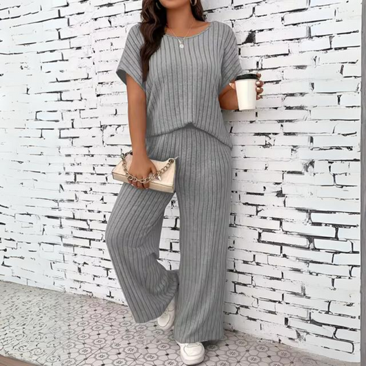 Paulina - Bequemes zweiteiliges Lounge-Shirt