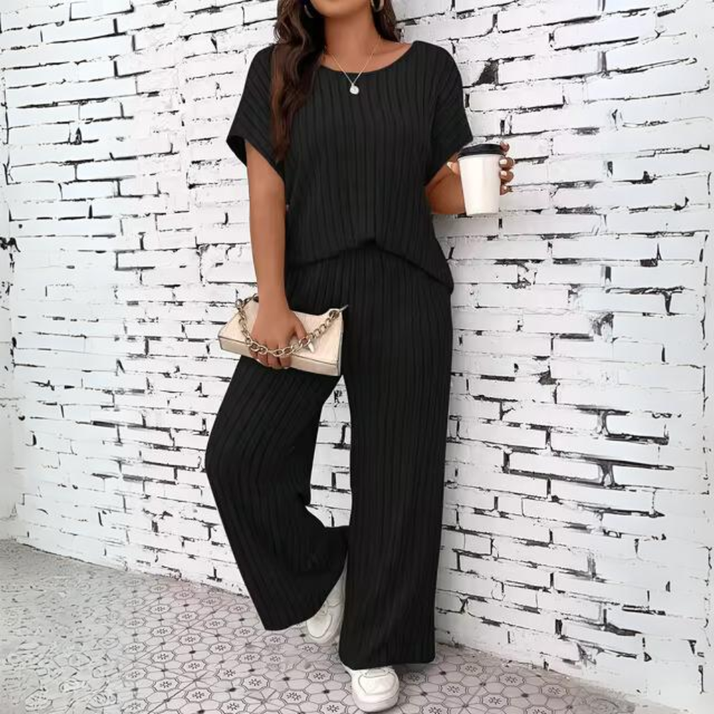 Paulina - Bequemes zweiteiliges Lounge-Shirt