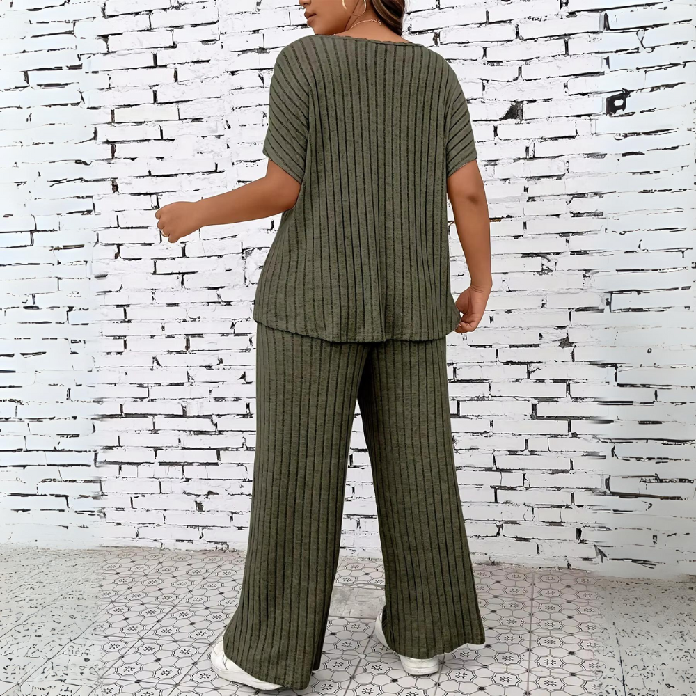 Paulina - Bequemes zweiteiliges Lounge-Shirt