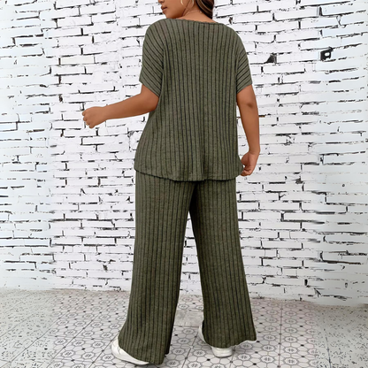 Paulina - Bequemes zweiteiliges Lounge-Shirt