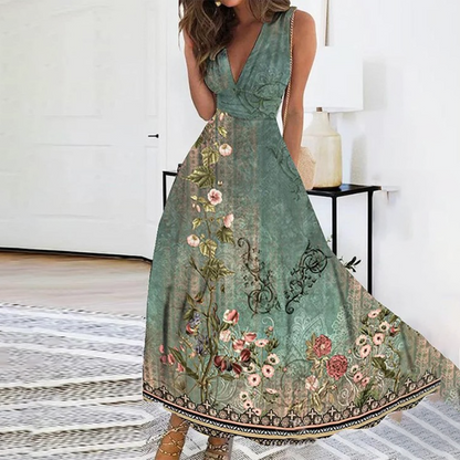 Elegantes geblümtes Kleid