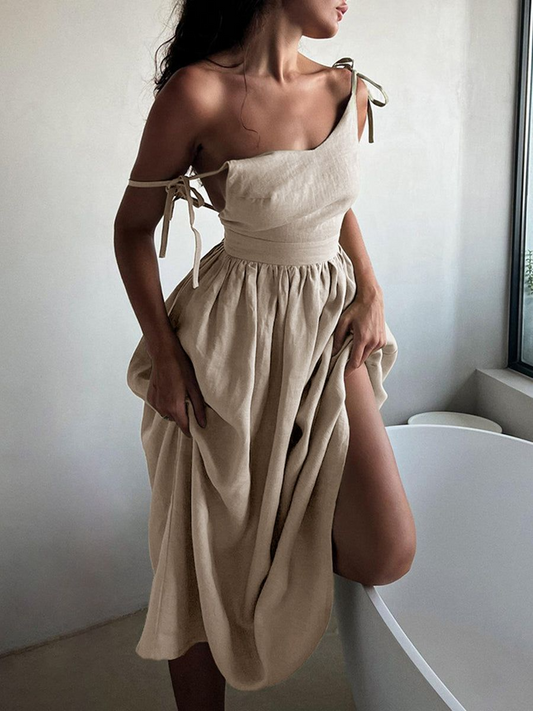 Peyton - Kleid aus Algodon/Linoleum