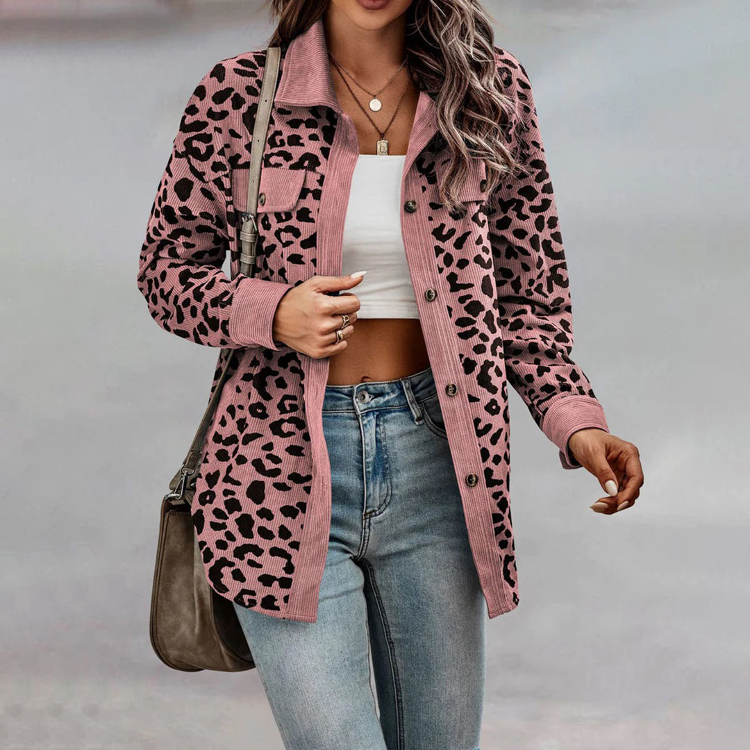 BAILEE - Trendige Jacke mit Leopardenmuster