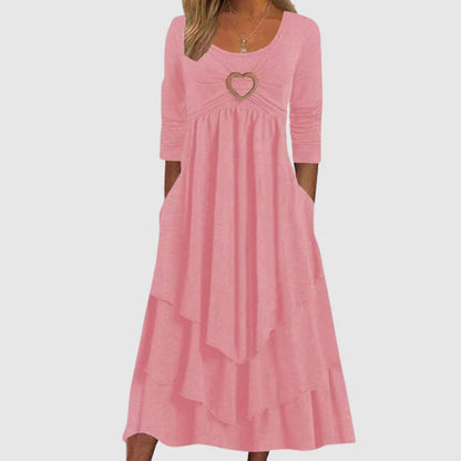 Lässiges langes Kleid