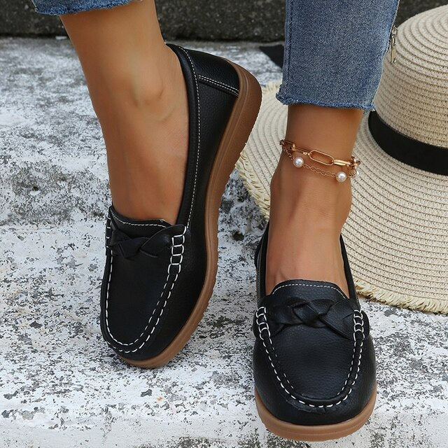 Damenmode Low Top Flats Loafers