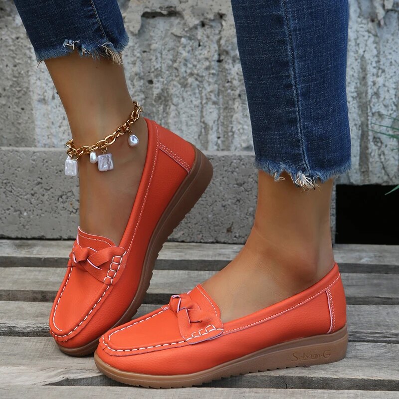 Damenmode Low Top Flats Loafers
