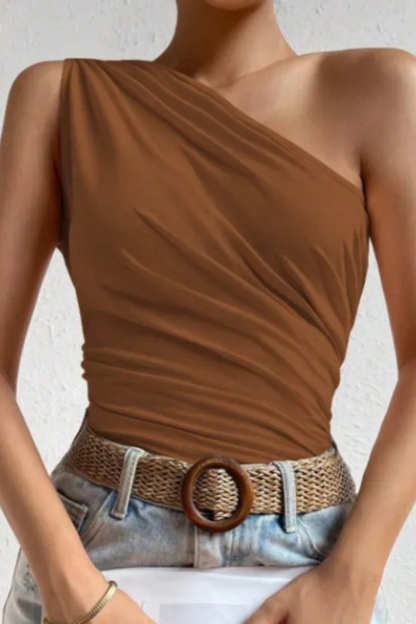 Portia | Freizeitbluse aus Polyester mit kurzen Ärmeln