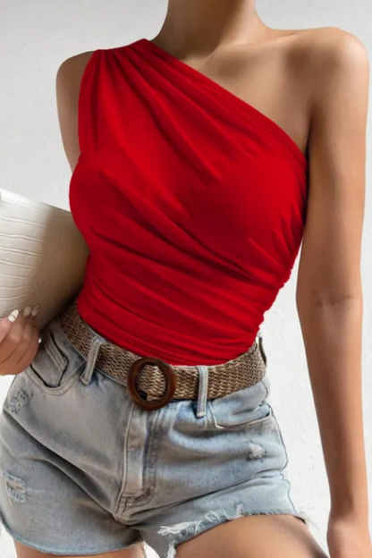 Portia | Freizeitbluse aus Polyester mit kurzen Ärmeln