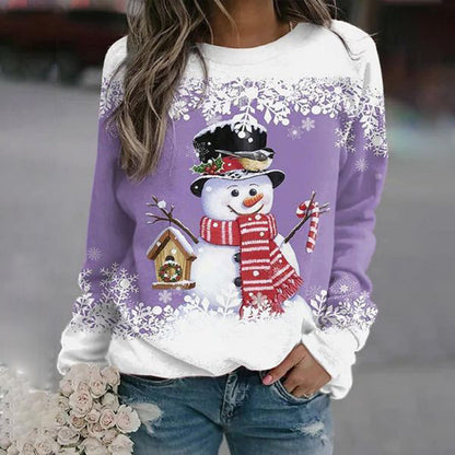 Floreva™ | Weihnachtspullover mit Schneemann
