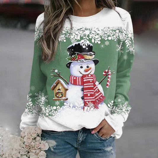 Floreva™ | Weihnachtspullover mit Schneemann
