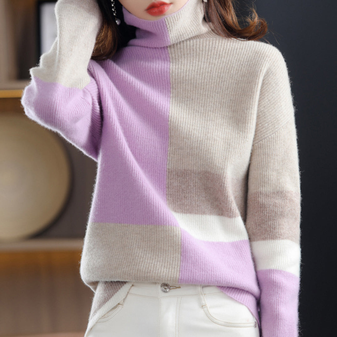 Emily - Lässiger Rollkragenpullover für Frauen