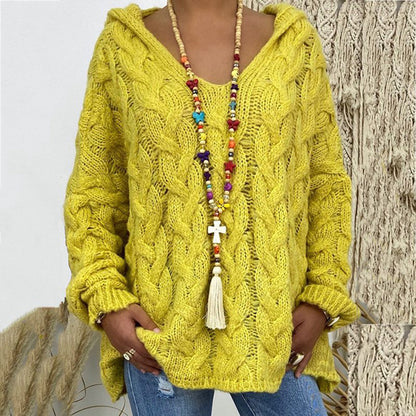 Strickpulli mit V-Ausschnitt