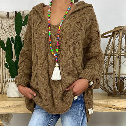 Strickpulli mit V-Ausschnitt