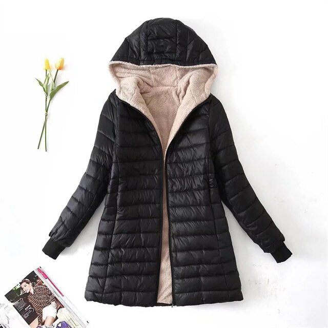 Parka mit Kapuze Baumwollmantel - Yasmin