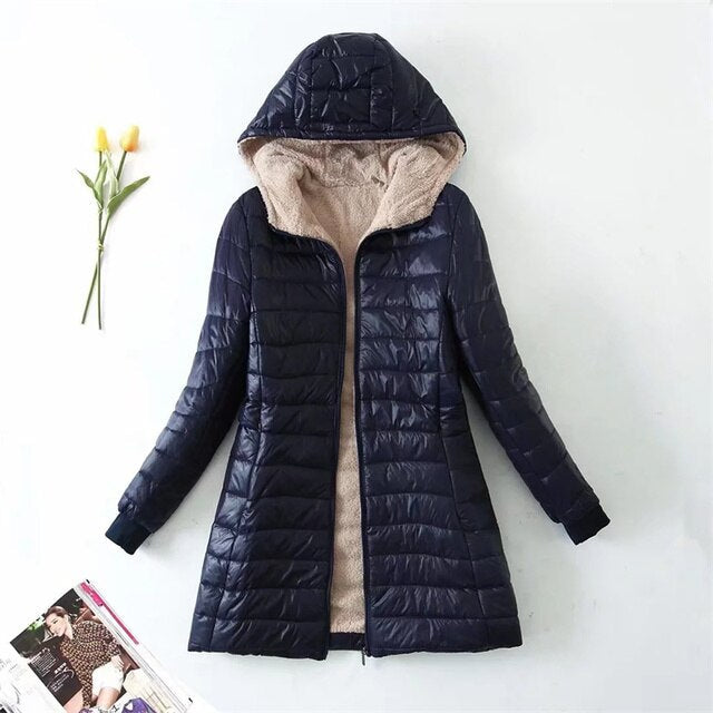 Parka mit Kapuze Baumwollmantel - Yasmin