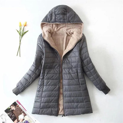 Parka mit Kapuze Baumwollmantel - Yasmin