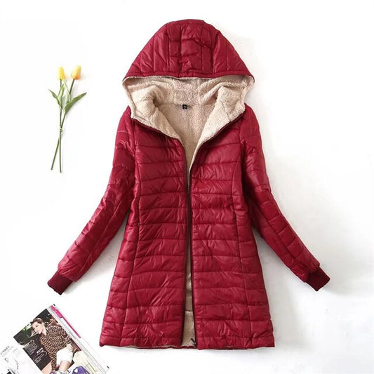 Parka mit Kapuze Baumwollmantel - Yasmin